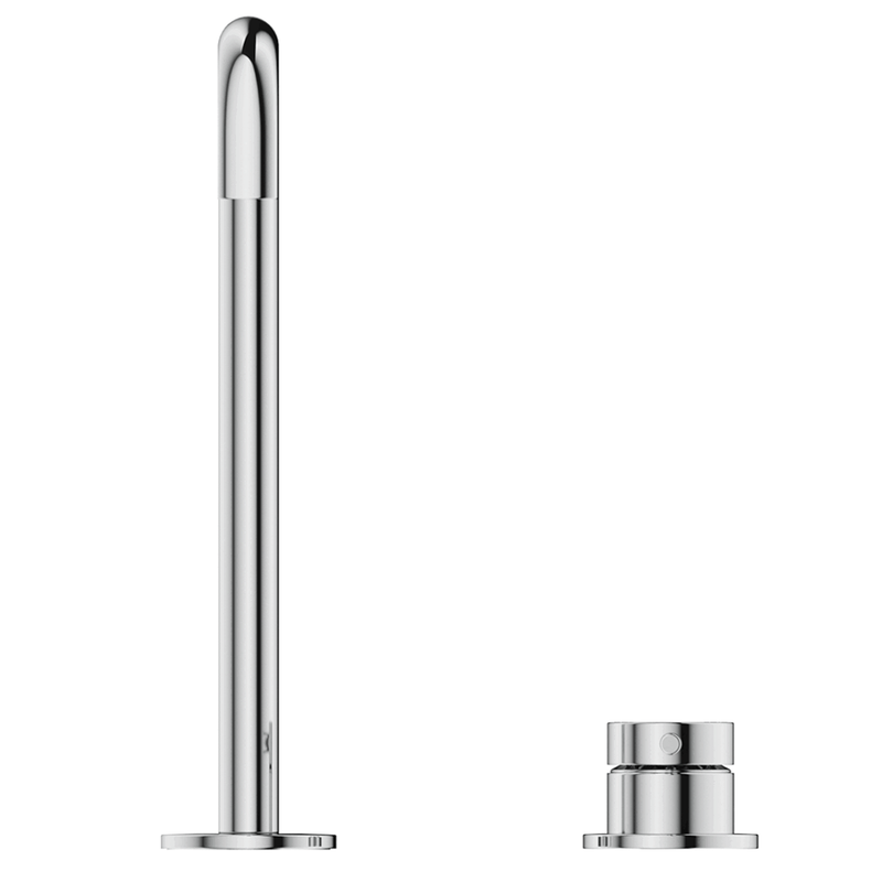 Mica Chrome Soft-Square Hob Sink/Basin Mixer Set