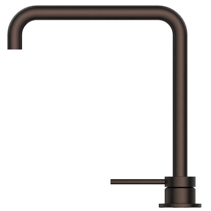 Mica Dusk Bronze Soft-Square Hob Sink/Basin Mixer Set