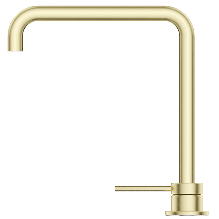 Mica French Gold Soft-Square Hob Sink/Basin Mixer Set