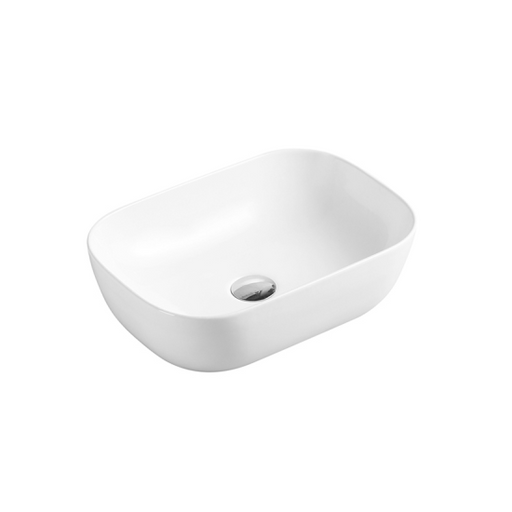 Rectangle Gloss White 460 x 320 x 135mm Above Counter Basin By Indulge® - Acqua Bathrooms