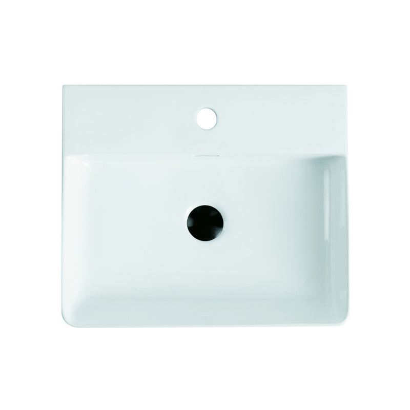 505mm Gloss White Wall Hung Basin