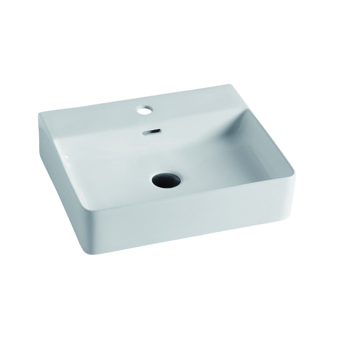 505mm Gloss White Wall Hung Basin