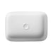 510mm Soft Square Matte White Above Counter Basin - Acqua Bathrooms
