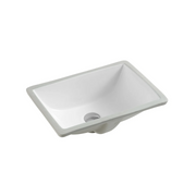 530mm Rectangular Gloss White Under Counter Basin - Acqua Bathrooms