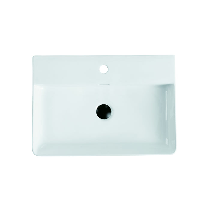 605mm Gloss White Wall Hung Basin