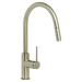 Venezia Pull Out Brushed Nickel Gooseneck Kitchen Sink Mixer - Acqua Bathrooms