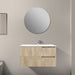 Indulge | Kelsa 900 Fluted White Oak Wall Hung Vanity - Acqua Bathrooms