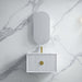 Infinity | Kingo 750 Matte White Fluted Wall Hung Vanity - Acqua Bathrooms