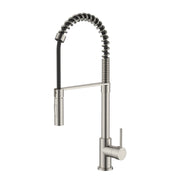 Kasper Warm Brushed Nickel Spring Kitchen Mixer - Acqua Bathrooms