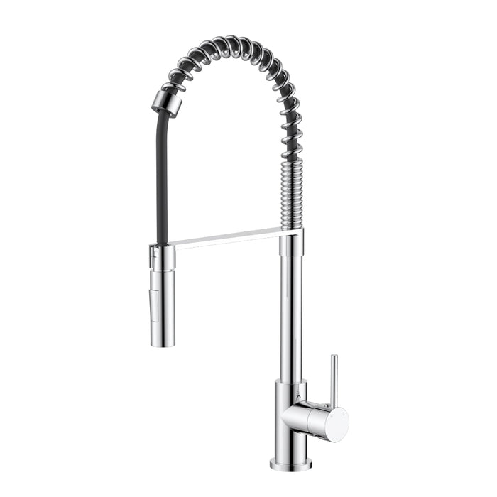Kasper Chrome Spring Kitchen Mixer - Acqua Bathrooms