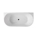 Lara 1400 Back to Wall Freestanding Bath Tub - Acqua Bathrooms