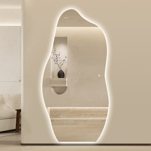 Liora Asymmetrical 1000 x 2000 LED Mirror - Three Light Temperatures - Image 2
