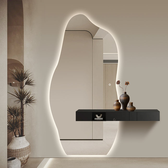 Liora Asymmetrical 1000 x 2000 LED Mirror - Three Light Temperatures - Image 3