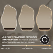 Liora Asymmetrical 1200 x 2000 LED Mirror - Three Light Temperatures - Image 5