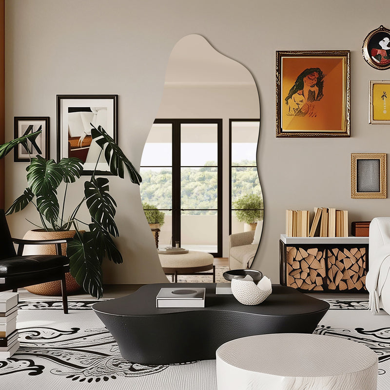 Liora Asymmetrical 1000 x 2000 Polished Edge Mirror - Image 3