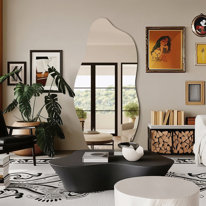 Liora Asymmetrical 1000 x 2000 Polished Edge Mirror - Image 3