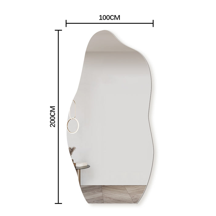 Liora Asymmetrical 1000 x 2000 Polished Edge Mirror - Image 5