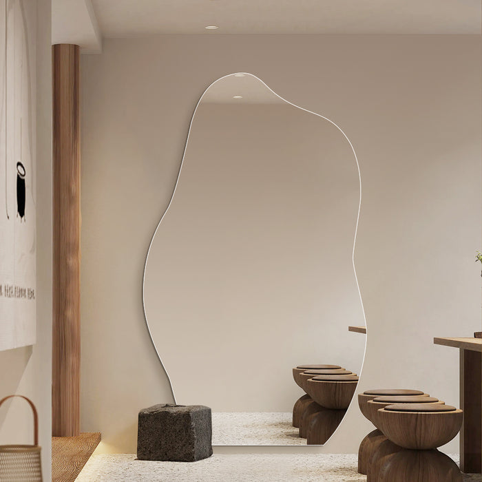 Liora Asymmetrical 1200 x 2000 Polished Edge Mirror - Image 2