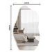 Liora Asymmetrical 1200 x 2000 Polished Edge Mirror - Image 5