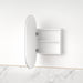 Luna Matte White Oval Pill Shaving Cabinet - Acqua Bathrooms