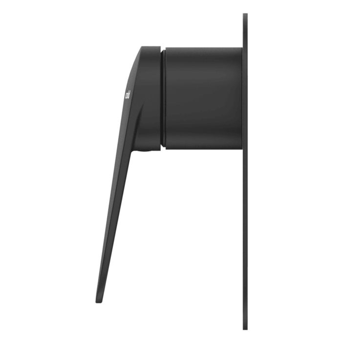 Lantra Matte Black Shower Mixer - Oval Plate - Trim Kit Only - Acqua Bathrooms