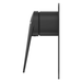 Lantra Matte Black Shower Mixer - Oval Plate - Trim Kit Only - Acqua Bathrooms
