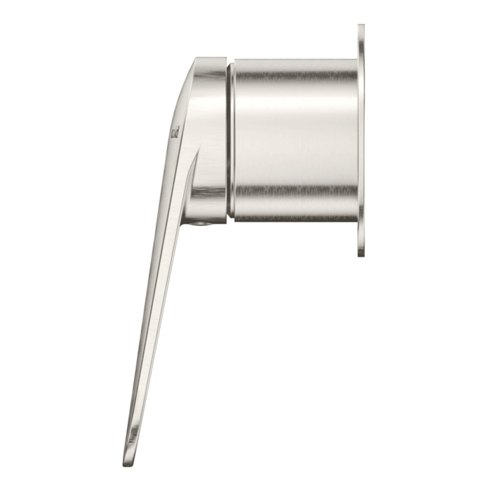 Lantra Brushed Nickel Shower Mixer - Round Plate - Trim Kit Only - Acqua Bathrooms