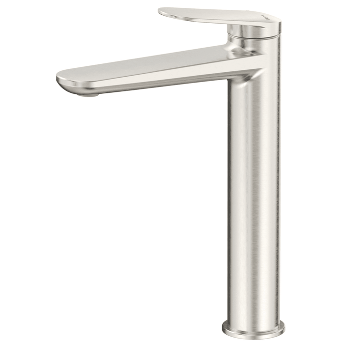Lantra Brushed Nickel Tall Basin Mixer - Acqua Bathrooms
