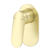 Lantra French Gold Shower Mixer - Oval Plate - Trim Kit Only - Acqua Bathrooms
