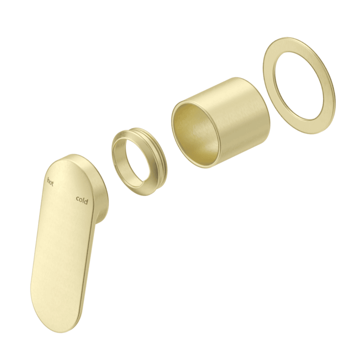 Lantra French Gold Shower Mixer - Round Plate - Trim Kit Only - Acqua Bathrooms