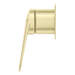 Lantra French Gold Shower Mixer - Round Plate - Trim Kit Only - Acqua Bathrooms