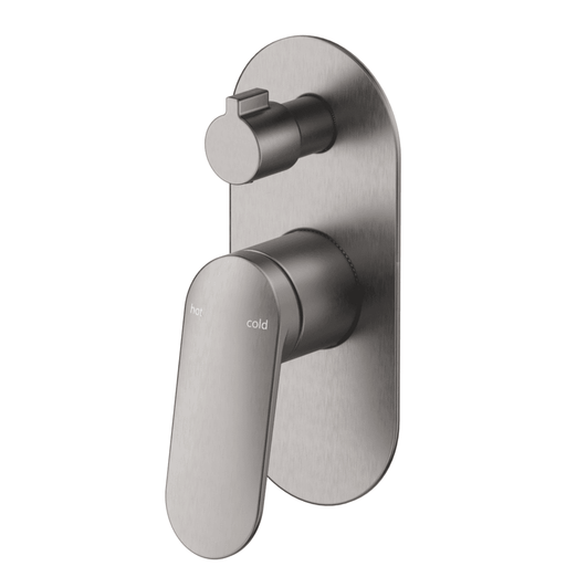 Lantra Gun Metal Shower Mixer Diverter - 1P - Trim Kit Only - Acqua Bathrooms