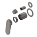 Lantra Gun Metal Shower Mixer Diverter - 2P - Trim Kit Only - Acqua Bathrooms