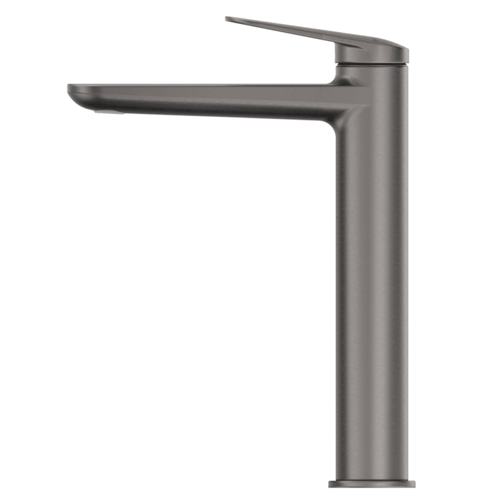 Lantra Gun Metal Tall Basin Mixer - Acqua Bathrooms