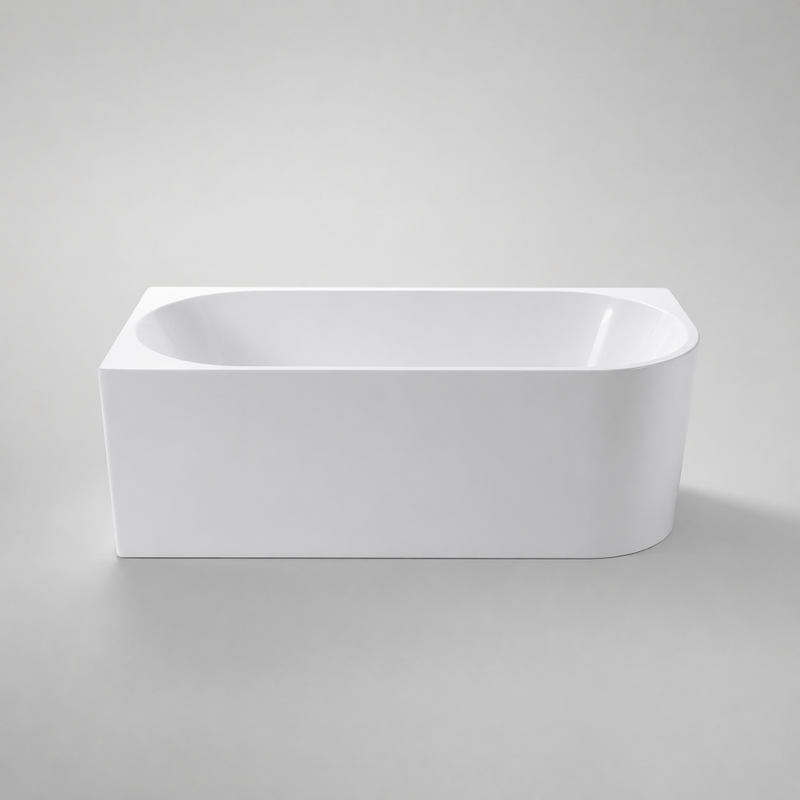Marco 1300 Gloss White Left Corner Fit Freestanding Bath Tub