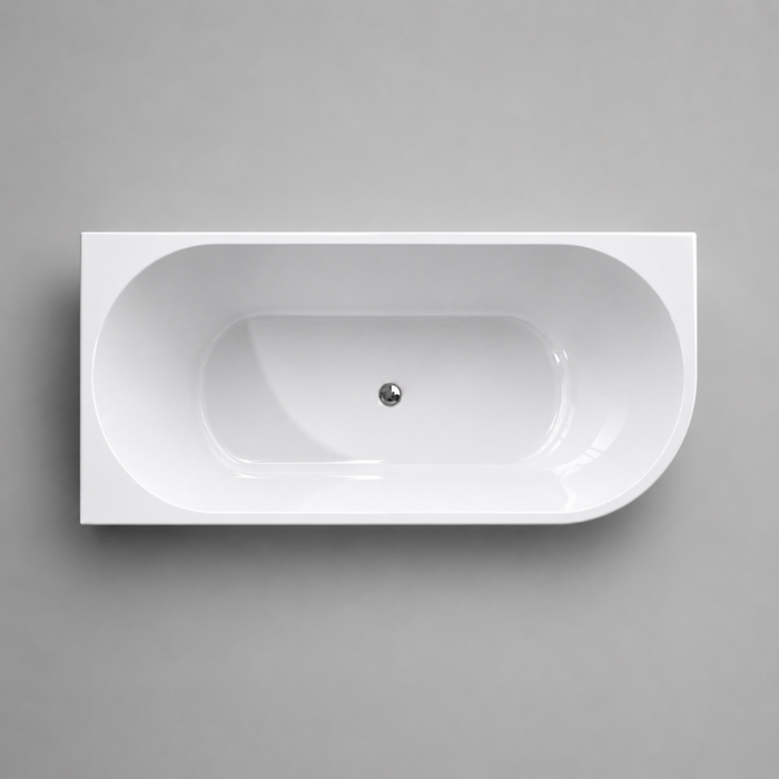 Marco 1300 Gloss White Left Corner Fit Freestanding Bath Tub