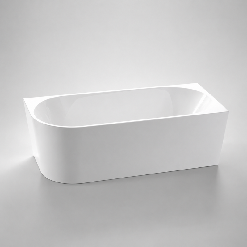 Marco 1400 Gloss White Right Corner Fit Freestanding Bath Tub