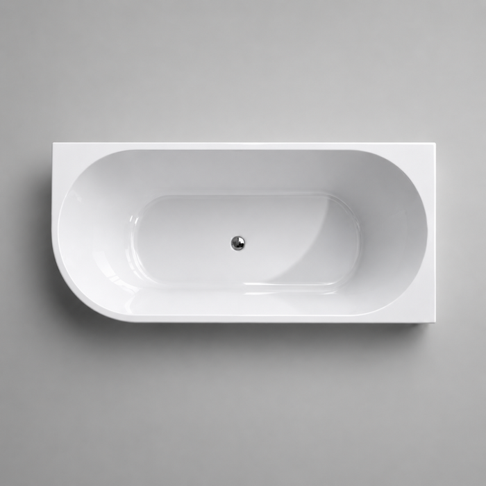 Marco 1300 Gloss White Right Corner Fit Freestanding Bath Tub