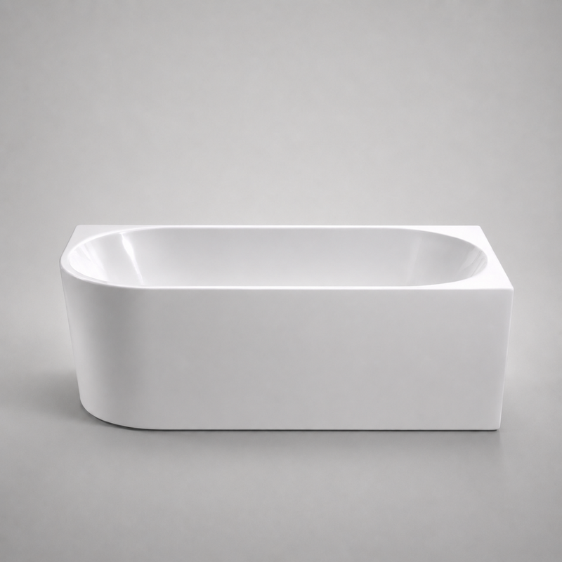Marco 1400 Gloss White Right Corner Fit Freestanding Bath Tub
