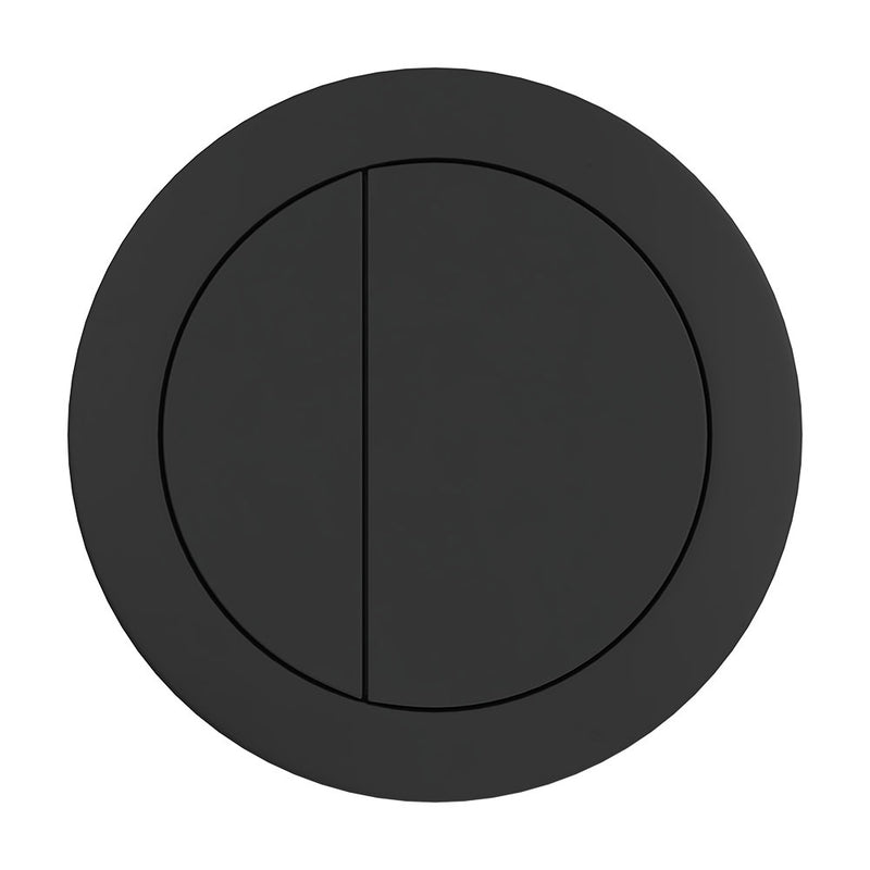 Round Matte Black Flush Buttons