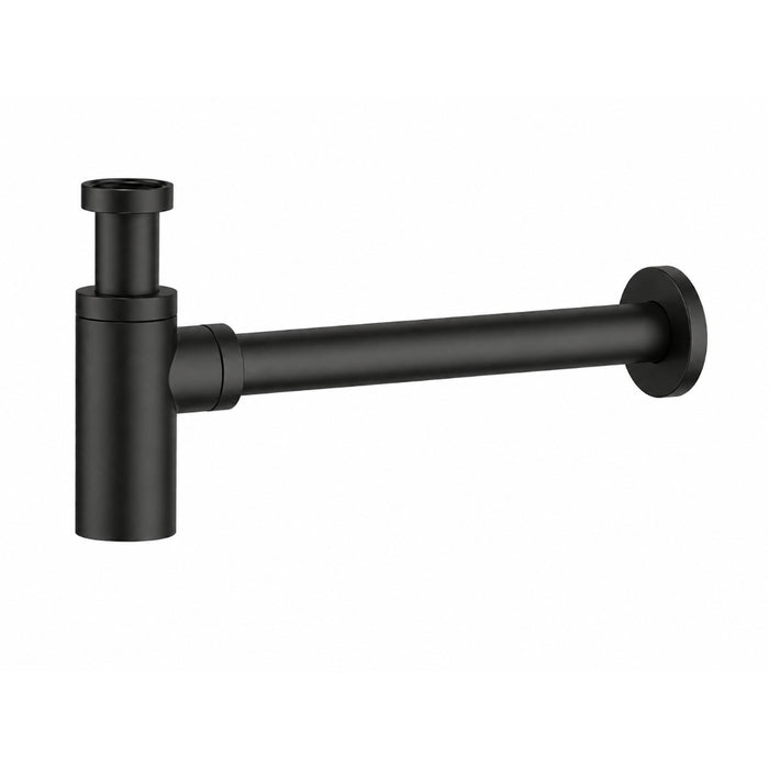 Matte Black 32mm Round Bottle Trap Waste