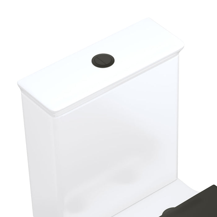 Round Matte Black Flush Buttons