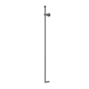 Bordeaux / Montpellier Warm Brushed Nickel Traditional Vertical Heated Towel Rail - Acqua Bathrooms