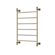 Bordeaux / Montepellier Brushed Bronze 6 Bar Traditional Heated Towel Rail - Acqua Bathrooms