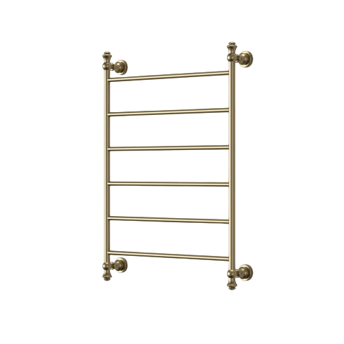 Bordeaux / Montepellier Brushed Bronze 6 Bar Traditional Heated Towel Rail - Acqua Bathrooms