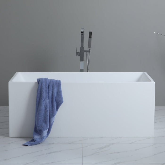 Messina 1600 Square Multi-Fit Freestanding Bathtub - Acqua Bathrooms