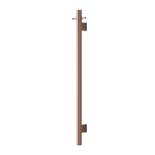 Mirage Star Champagne Vertical Heated Towel Rail - Acqua Bathrooms
