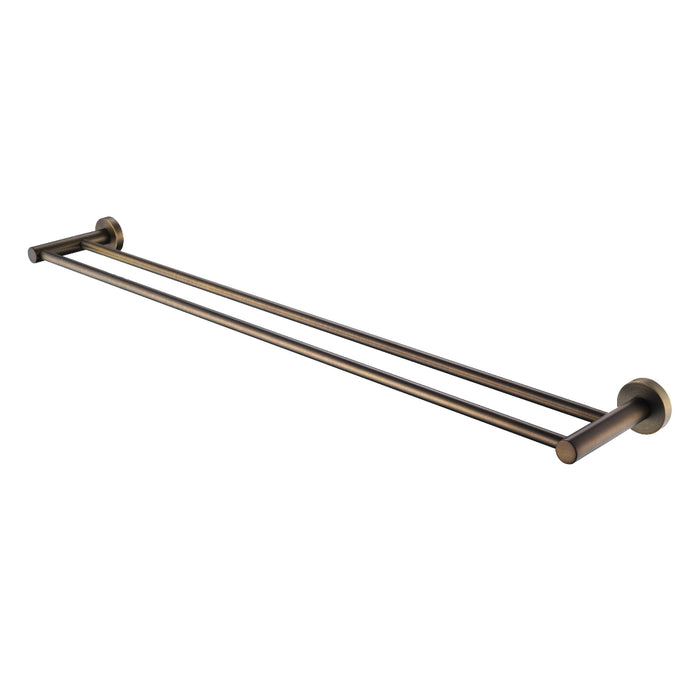 Mirage Antique Brass 600mm Double Towel Rail
