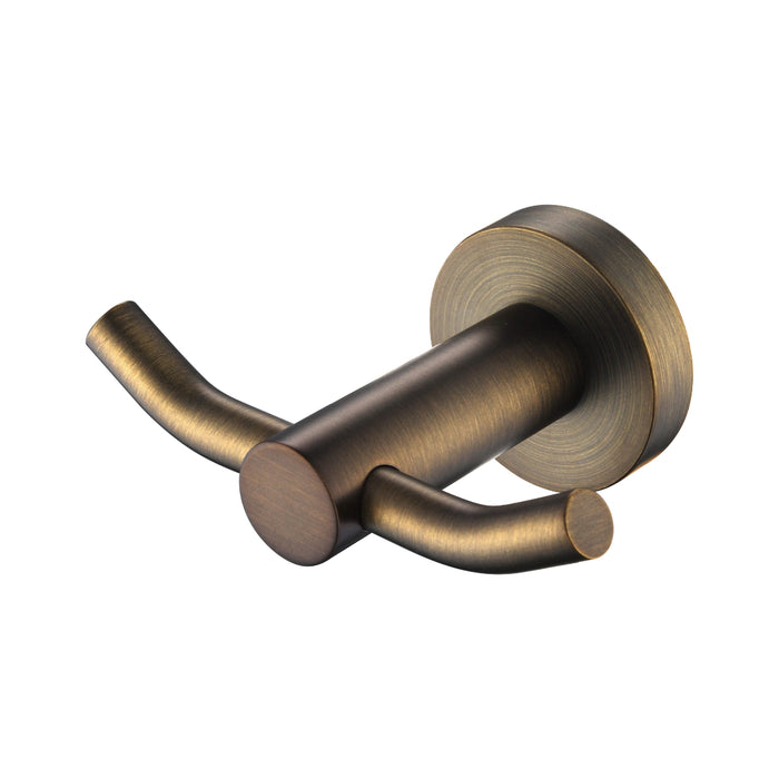 Mirage Antique Brass Double Robe Hook