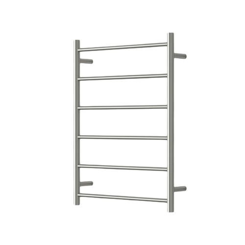 Mirage Star Warm Brushed Nickel 6 Bar Heated Towel Rail - Acqua Bathrooms